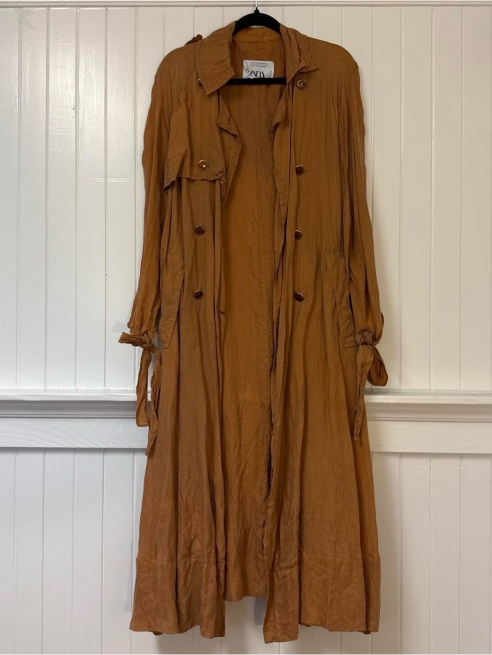 Zara Burnt Orange Trenchcoat
